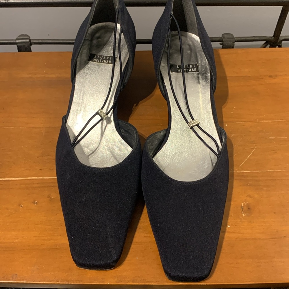 Stuart Weitzman Square-Toe Pumps